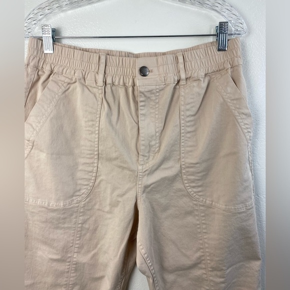 Michael Stars Peach Pink Jogger Pockets Pants Women’s Medium - Picture 12 of 13